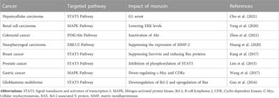 Exploring the therapeutic and anti-tumor properties of morusin: a review of recent advances